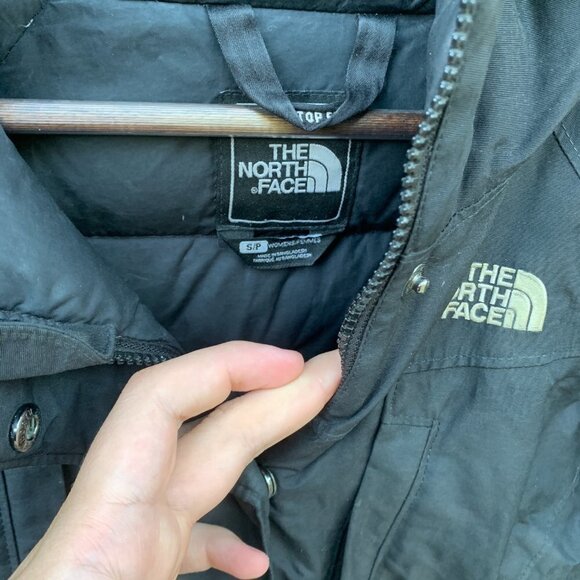 Vintage The North Face Parka Small Black - Picture 6 of 7